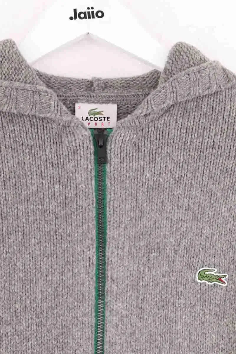 Gilet Lacoste Gris en Laine