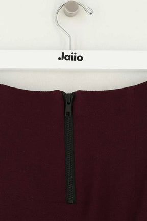 Mini jupe The Kooples Bordeaux en Viscose