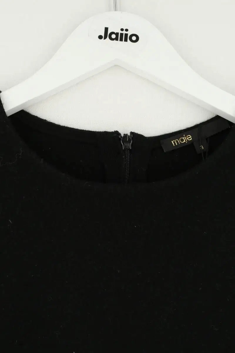 Pull Maje Noir en Laine