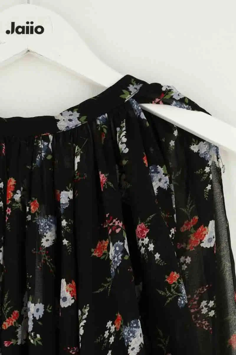 Robe Sandro Noir en Synthétique