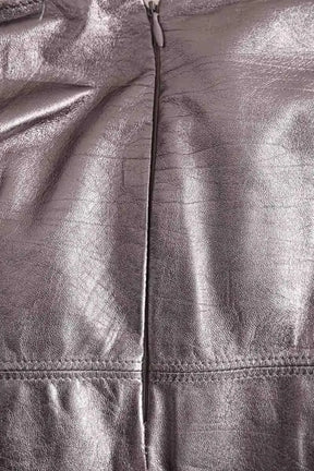 Jupe Isabel Marant Argent en Cuir