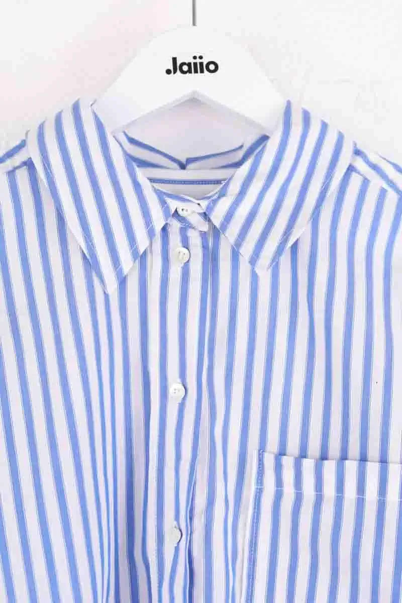 Chemise Sézane Bilma Bleu en Coton