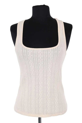 Top sans manche Sézane Beige en Coton, taille S - Seconde Main