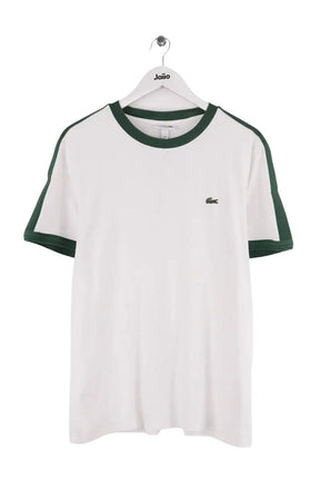 T-shirt Lacoste Blanc en Coton, taille M - Seconde Main