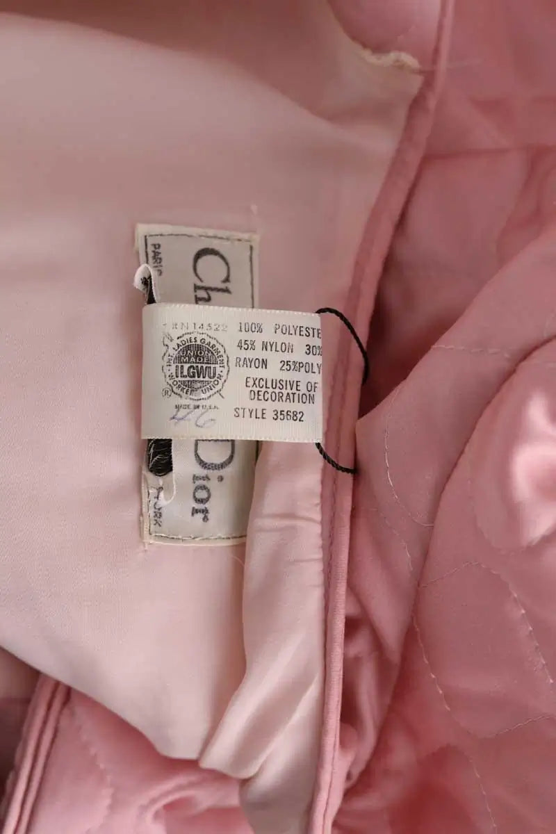 Manteau Kimono Dior Rose en Synthétique