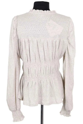 Blouse Louise Misha Gris en Coton