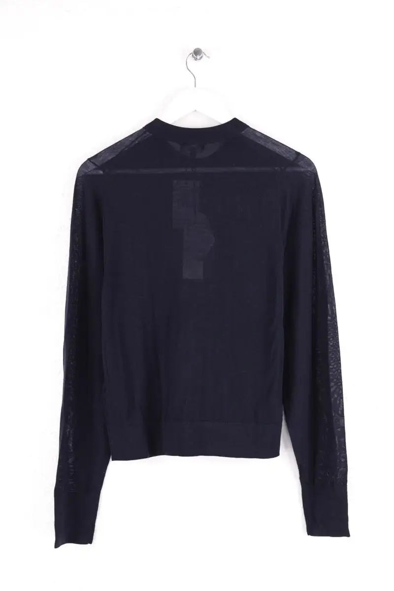 Cardigan ME + EM Bleu en Laine