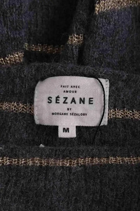 Pull Sézane Gris en Laine