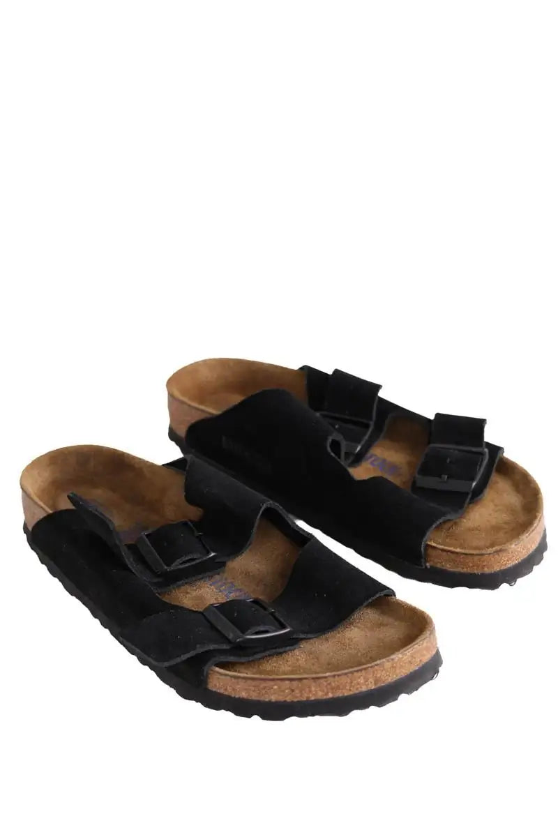 Mules Birkenstock Noir en Daim