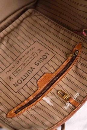 Cabas Louis Vuitton The Graphic Neverfull GM Marron en Cuir
