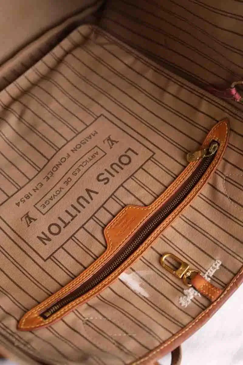 Cabas Louis Vuitton The Graphic Neverfull GM Marron en Cuir
