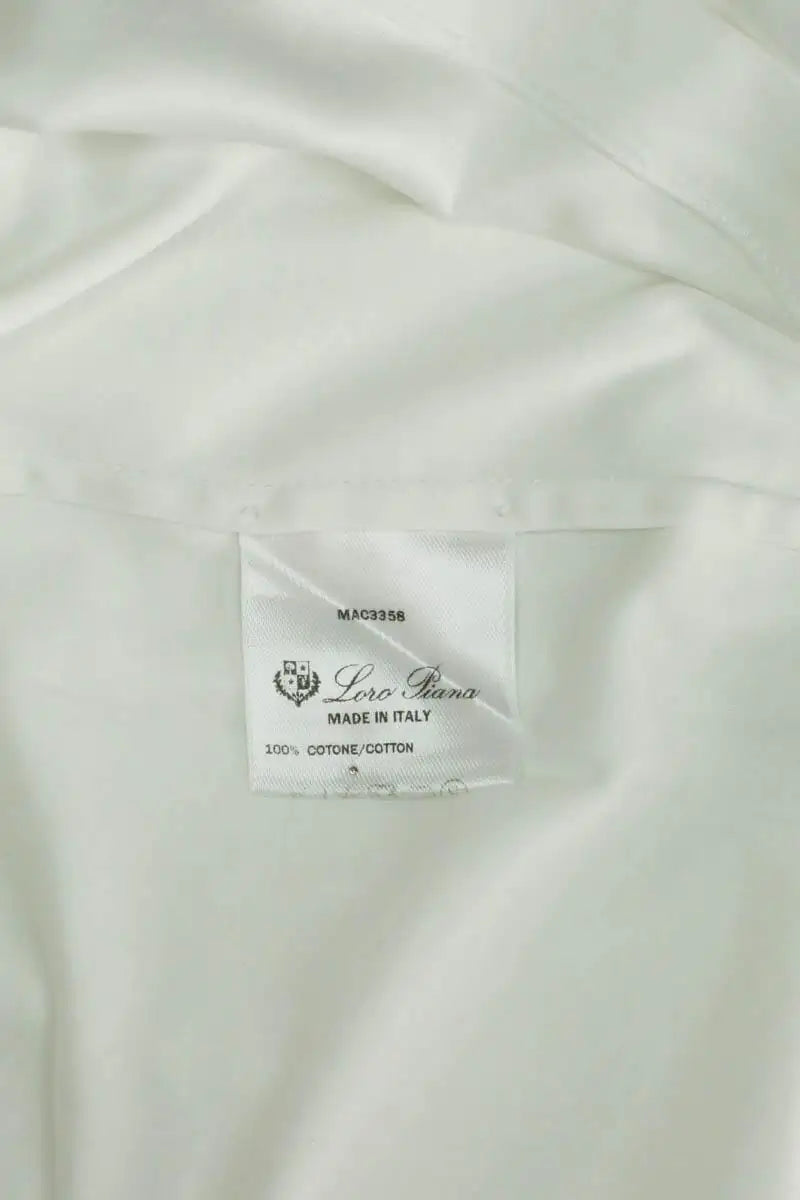T-shirt Loro Piana Blanc en Coton