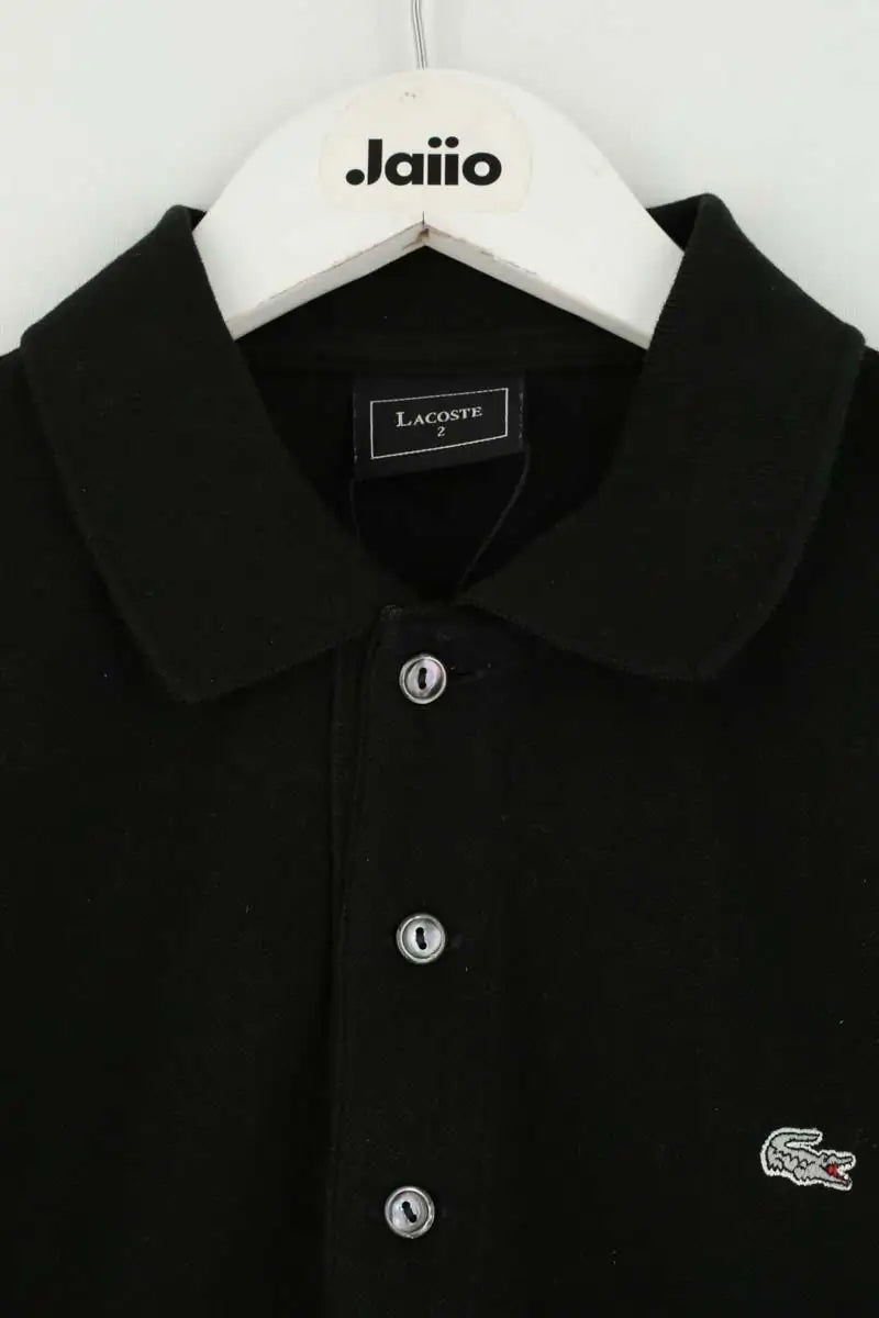 Polo Lacoste Noir en Coton