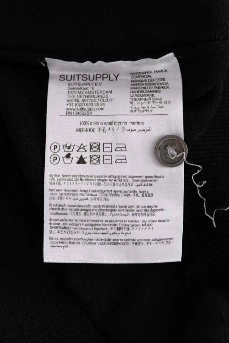 Pull SUITSUPPLY Noir en Laine