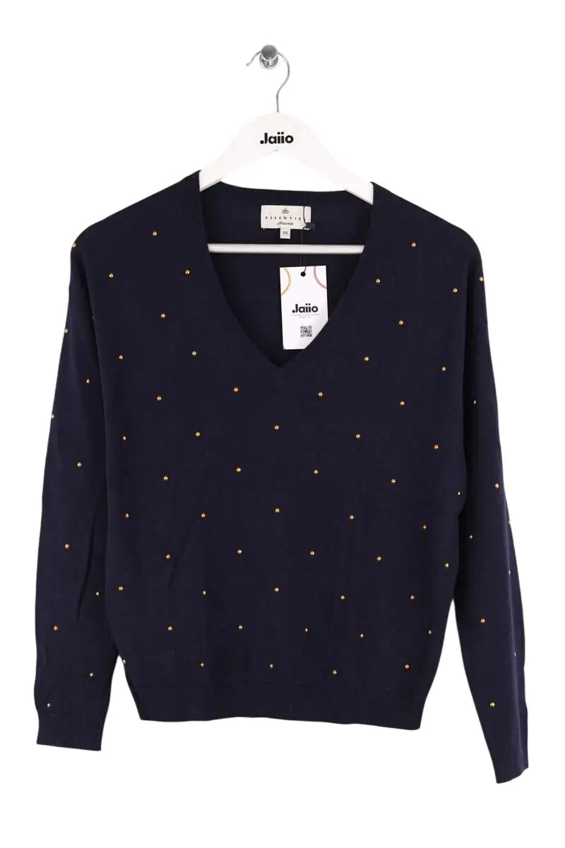 Pull Essentiel Antwerp Bleu en Coton, taille XS - Seconde Main