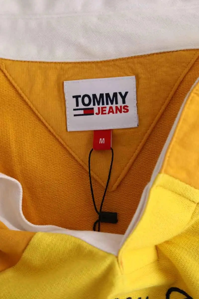 Polo Tommy Hilfiger Jaune en Coton