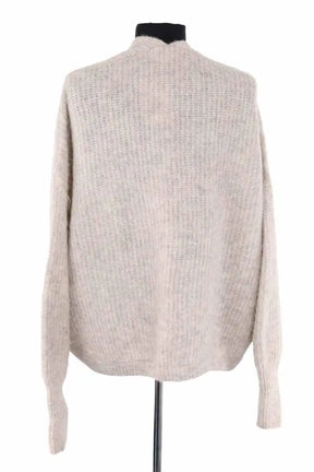 Cardigan American Vintage Gris en Synthétique