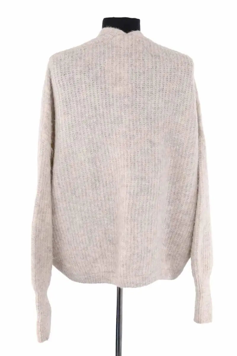 Cardigan American Vintage Gris en Synthétique