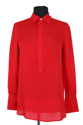 Chemise Ralph Lauren Rouge en Soie, taille XS - Seconde Main