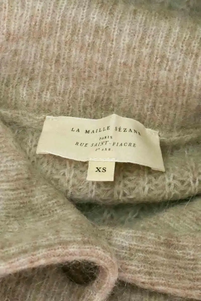 Pull Sézane Beige en Laine