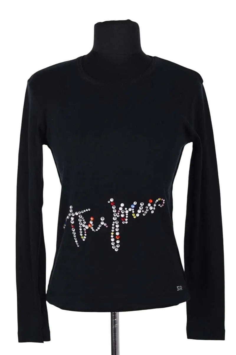 Top Sonia Rykiel Marine en Coton, taille S - Seconde Main