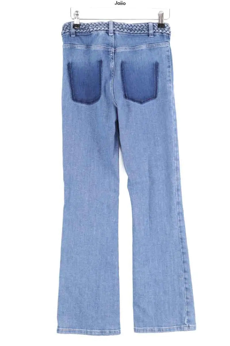 Jean bootcut Maje Bleu en Coton