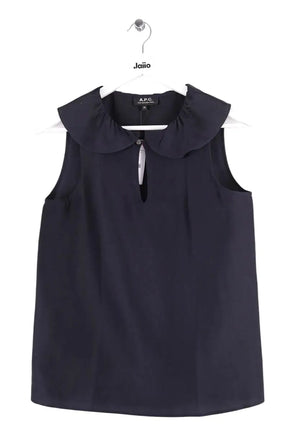 Blouse APC Noir en Soie, taille XS - Seconde Main