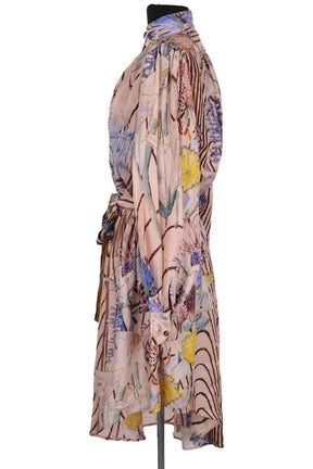 Robe Valentine Gauthier Beige en Soie