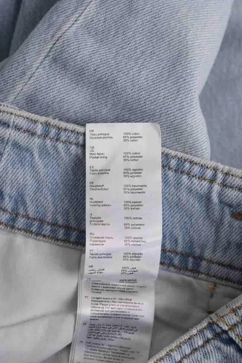 Jean droit Claudie Pierlot Bleu en Coton