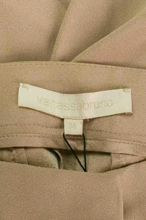 Pantalon Vanessa Bruno Beige en Synthétique