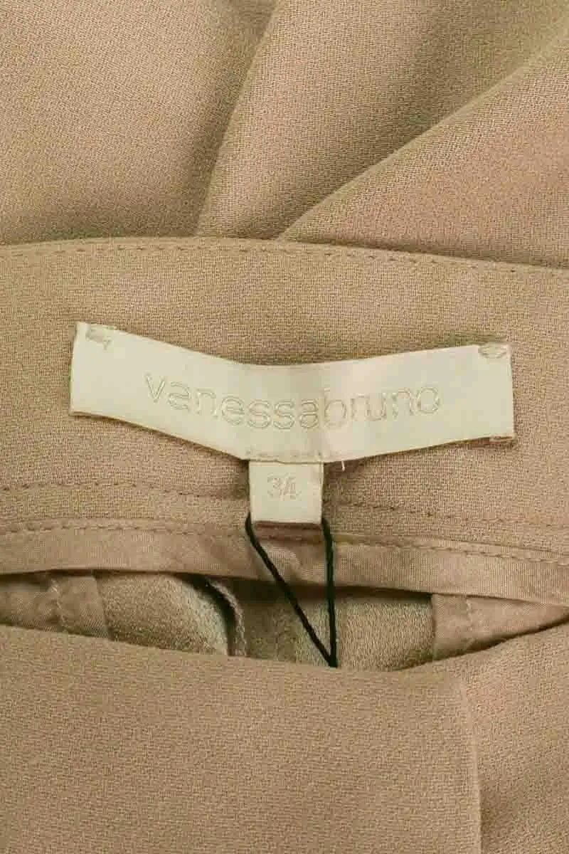 Pantalon Vanessa Bruno Beige en Synthétique