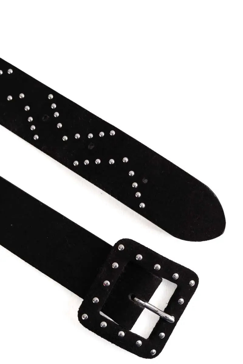 Ceinture en cuir The Kooples Noir en Cuir