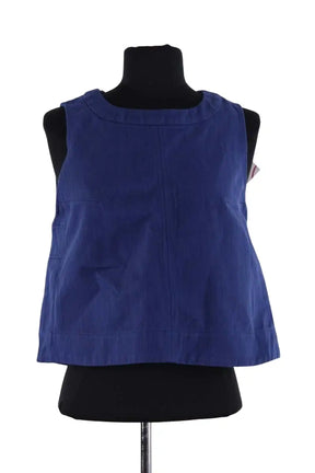 Top sans manche Soeur Pampa Bleu en Coton, taille S - Seconde Main