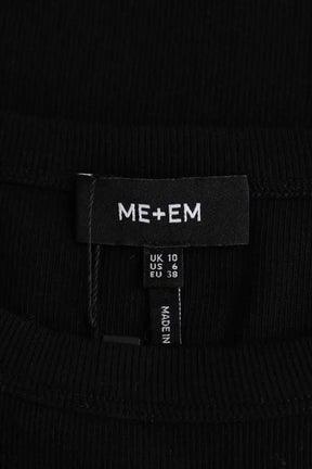 Top sans manche ME + EM Noir en Coton