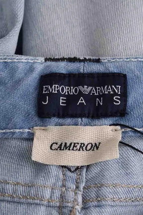 Jean droit Emporio Armani Cameron Bleu en Coton