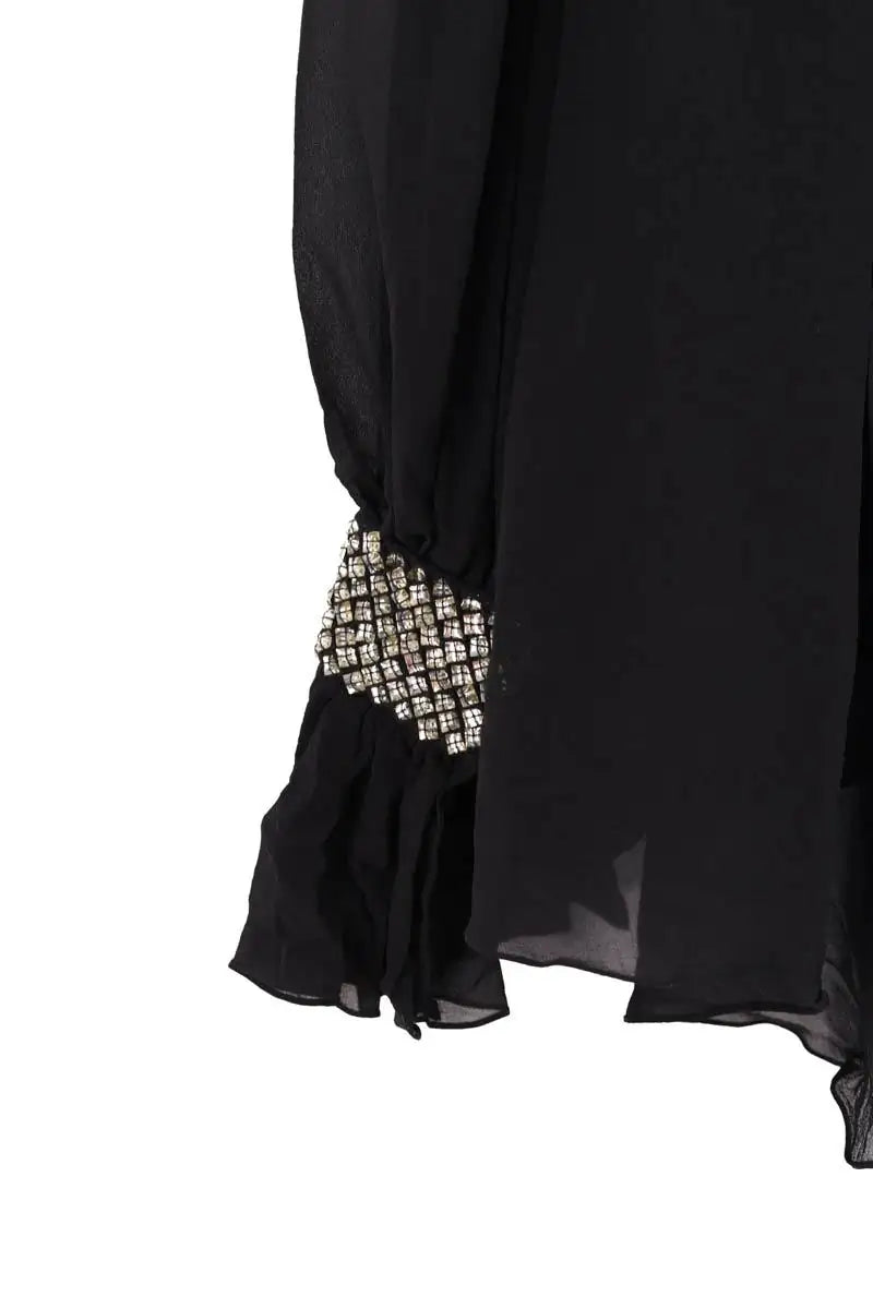 Blouse Saint Laurent Noir en Soie