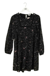 Robe Claudie Pierlot Noir en Synthétique, taille M - Seconde Main