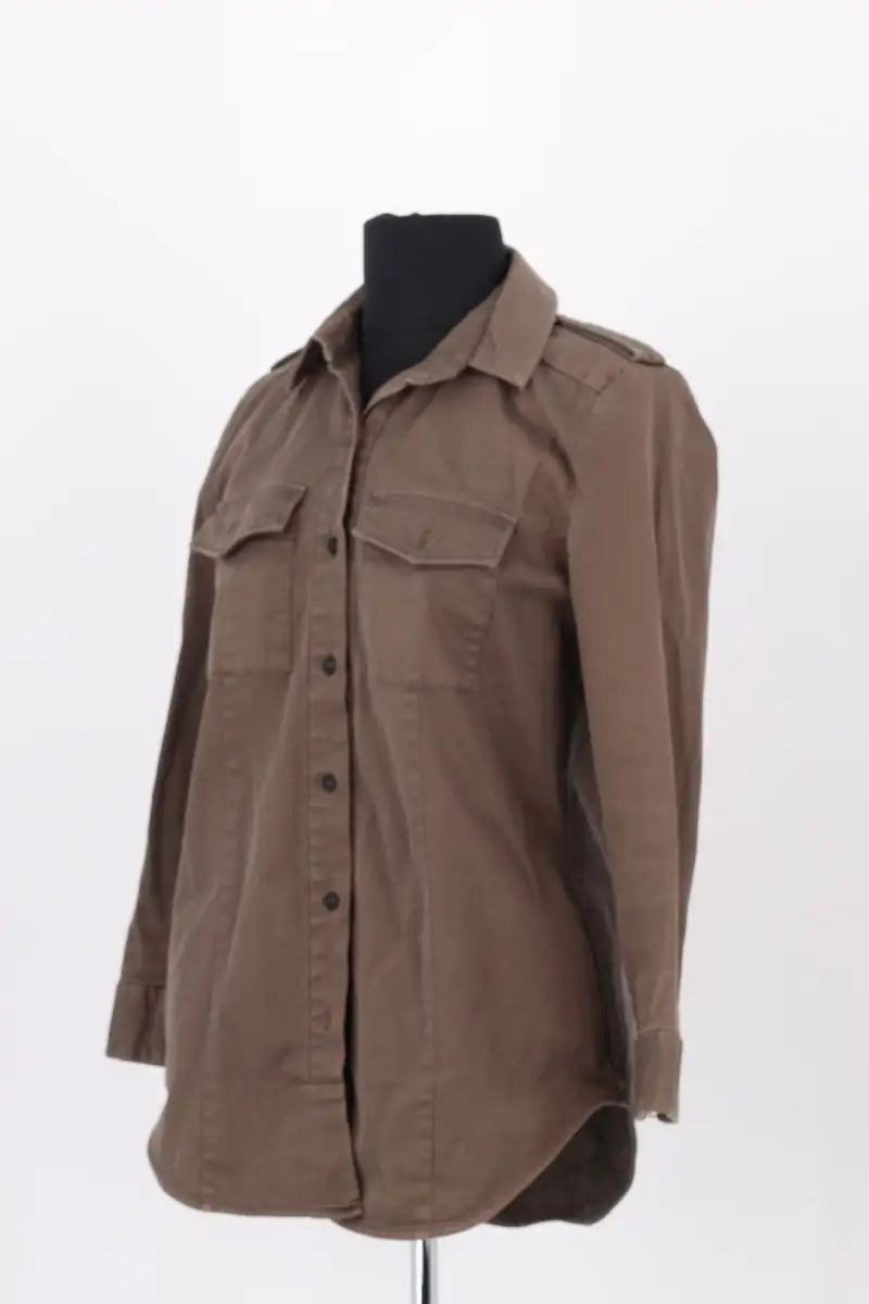 Top Sandro Marron en Coton