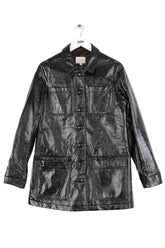 Veste Sézane Noir en Synthétique, taille XS - Seconde Main