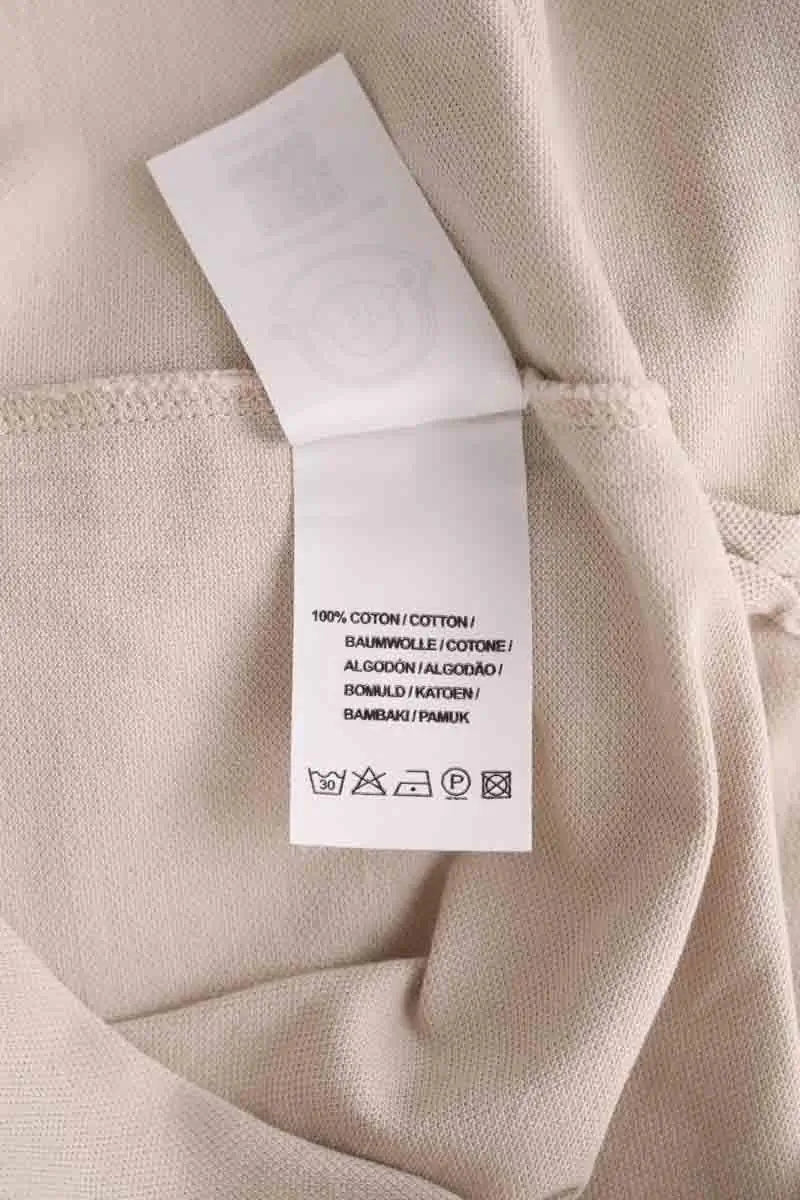 Polo Moncler Beige en Coton