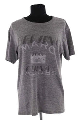 T-shirt Marc Jacobs Gris en Coton, taille M - Seconde Main