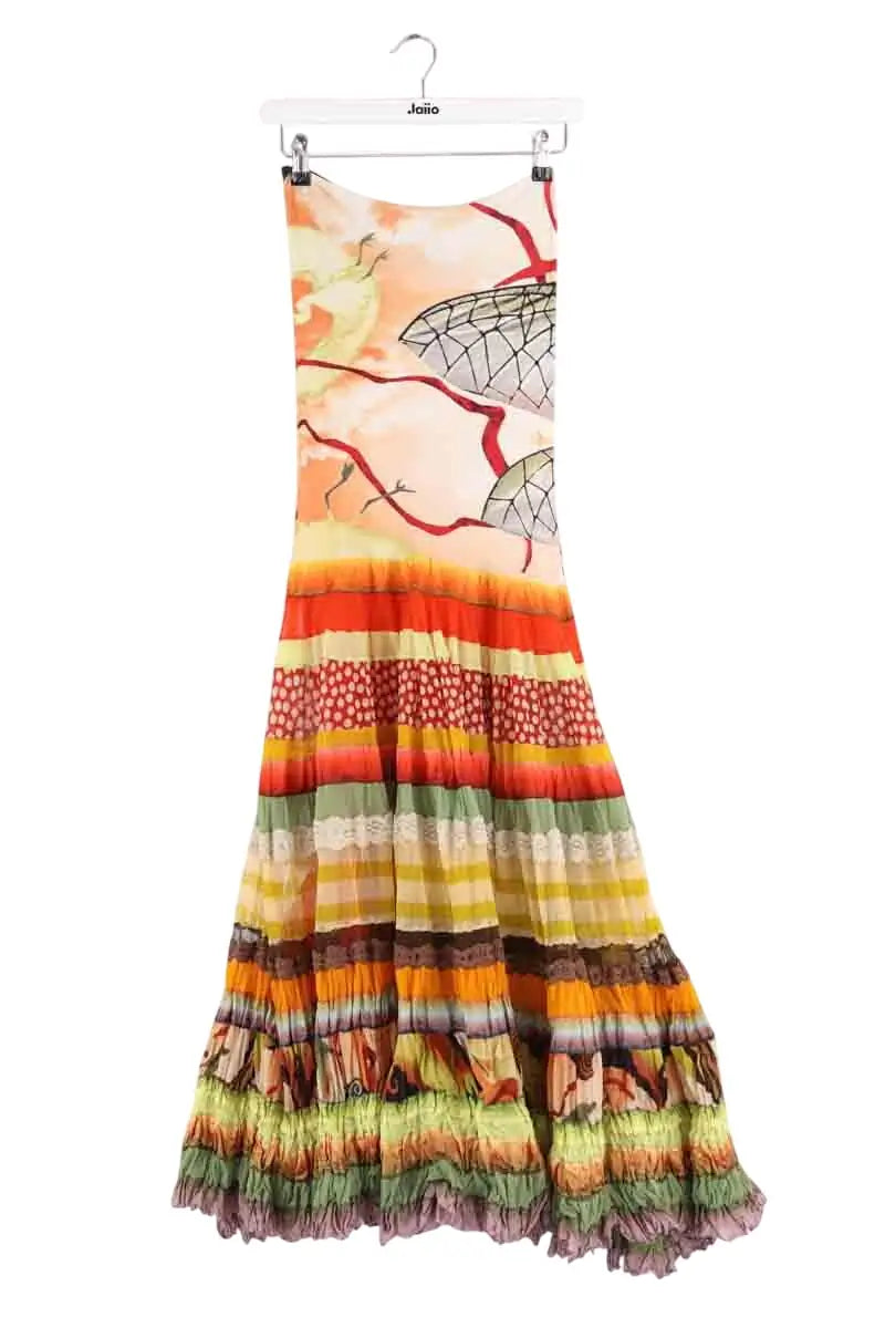 Robe Jean Paul Gaultier Orange en Viscose, taille S - Seconde Main