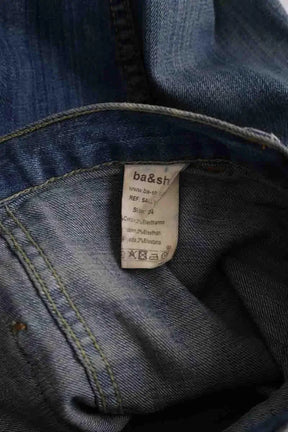 Jean droit Ba&Sh Bleu en Coton
