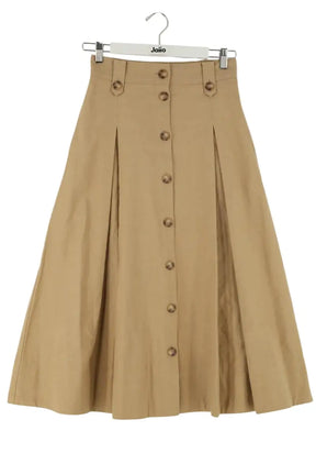 Jupe Sézane Camel en Coton, taille XS - Seconde Main