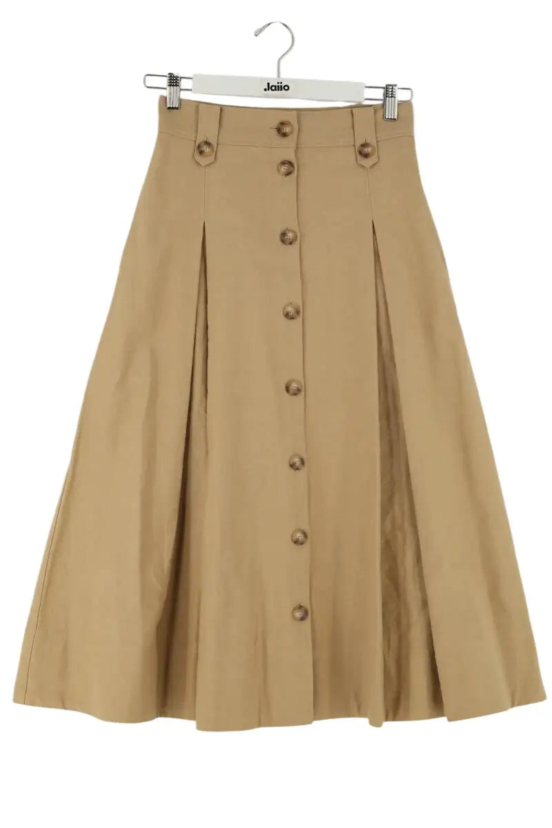 Jupe Sézane Camel en Coton, taille XS - Seconde Main