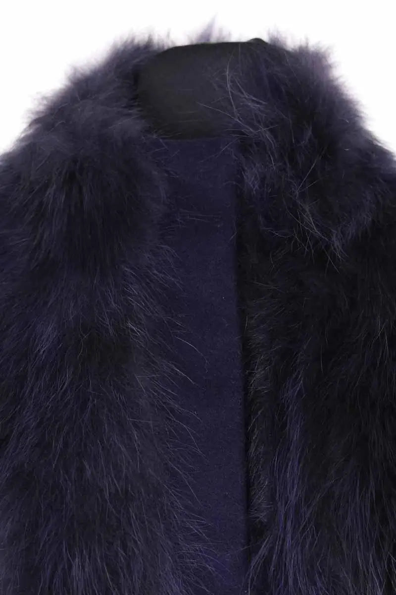 Manteau Max Mara Marine en Laine