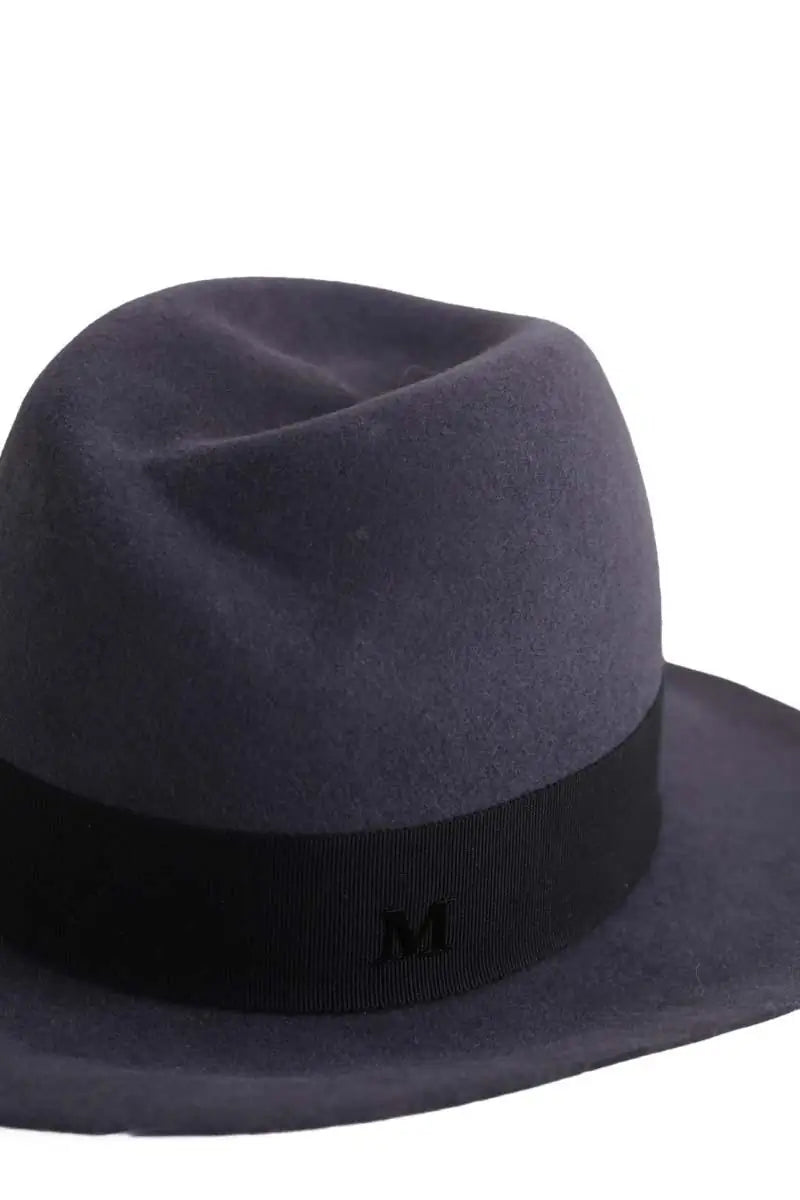 Panama Maison Michel Anthracite en Laine