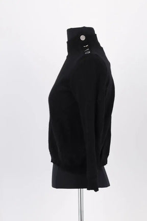 Pull Sézane Noir en Laine