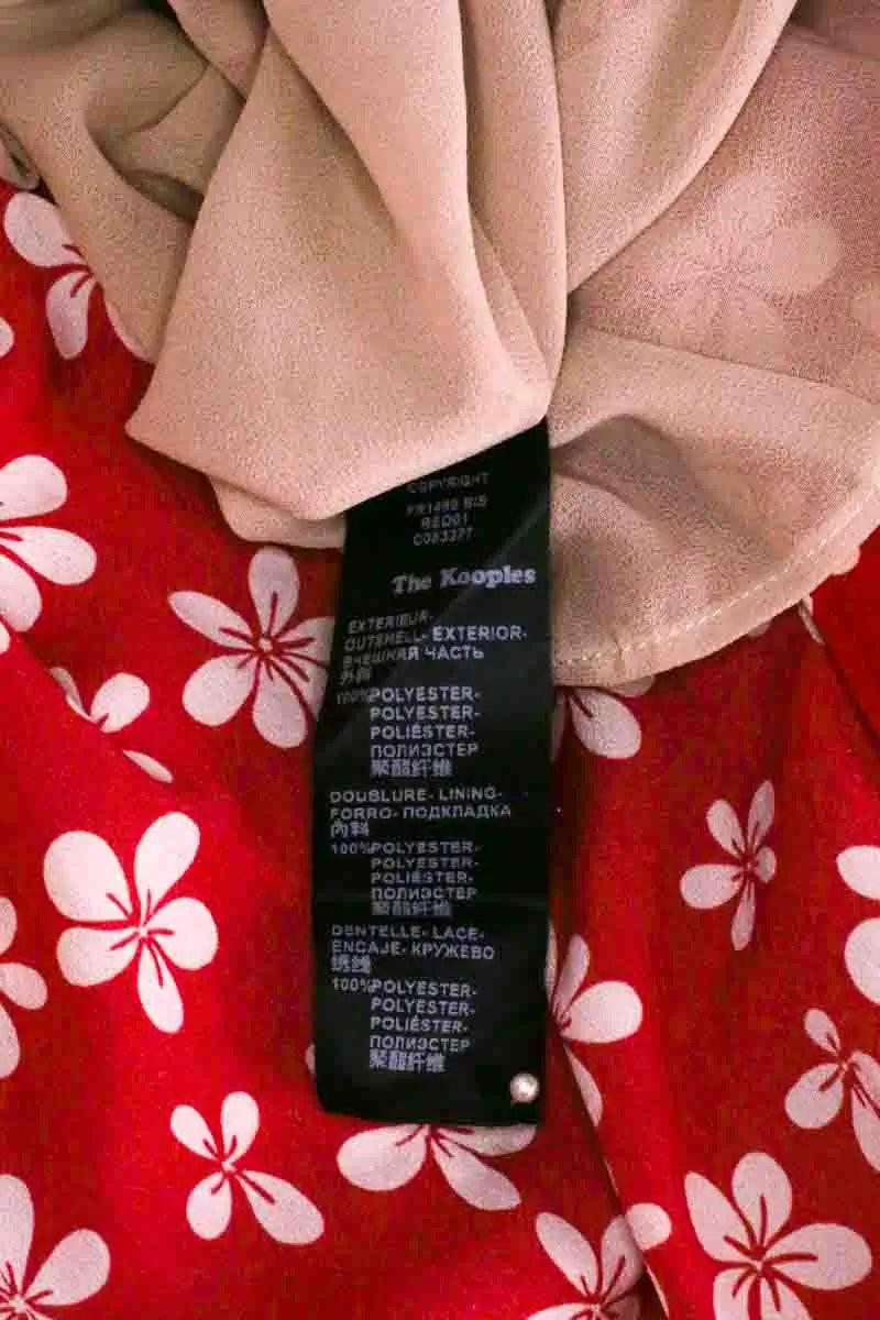 Robe The Kooples Rouge en Synthétique