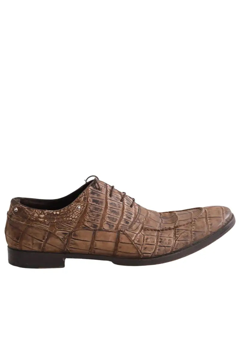 Chaussures à lacets Dolce & Gabbana Marron en Cuir, taille 43 - Seconde Main